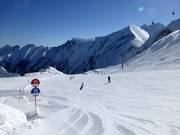 Brede afdalingen bij de Langwiedbahn