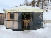 Martin's Schirm bij de Grünbodenhütte