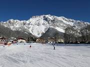 Makkelijke piste bij de Kalilift