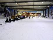 Oefenweide met transportband