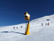 Sneeuwkanon bij de Jakobshorn