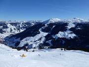 Uitzicht vanaf de Zwölferkogel naar de Schattberg West