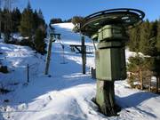 Riegellift - Sleeplift met T-beugel/Ankerlift