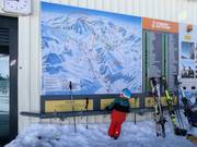 Groot informatiebord bij de Gamsgarten
