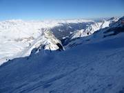 Variant op de Presena-gletsjer