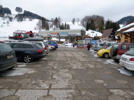 Slowakije: bereikbaarheid van en parkeermogelijkheden bij de skigebieden – Bereikbaarheid, parkeren Donovaly (Park Snow)
