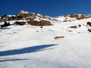 Gemakkelijke piste bij de Jöchelspitzbahn