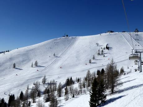 Skigebieden voor gevorderden en off-piste skiërs Gurktaler Alpen – Gevorderden, off-piste skiërs Gerlitzen