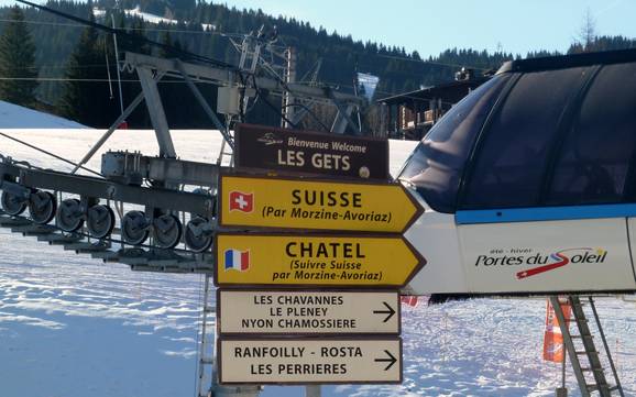 Portes du Soleil: oriëntatie in skigebieden – Oriëntatie Les Portes du Soleil – Morzine/Avoriaz/Les Gets/Châtel/Morgins/Champéry