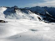 Uitzicht richting Breitenalpe met Falzer Kopf