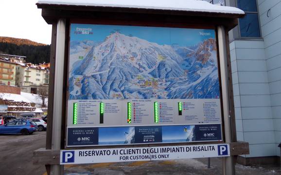 Altopiano della Paganella/Dolomiti di Brenta/Lago di Molveno: oriëntatie in skigebieden – Oriëntatie Paganella – Andalo