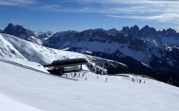 Grootste hoogteverschil in de autonome provincie Bozen – skigebied Plose – Brixen (Bressanone)