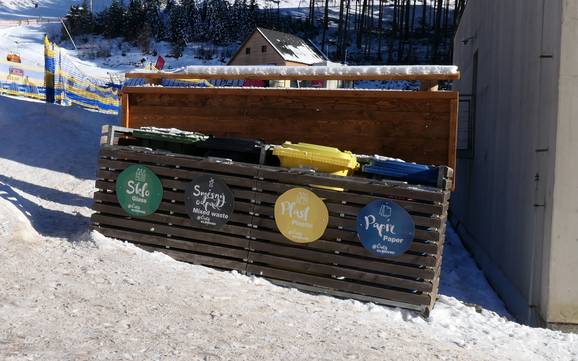 regio Ústí: milieuvriendelijkheid van de skigebieden – Milieuvriendelijkheid Klínovec (Keilberg)