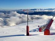 Pistebewegwijzering in het skigebied Saint-Lary-Soulan