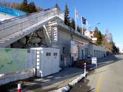 Verzorgd gebied bij het dalstation Castlatsch