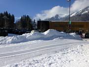 Langlaufloipe Mellau start direct bij de Mellaubahn