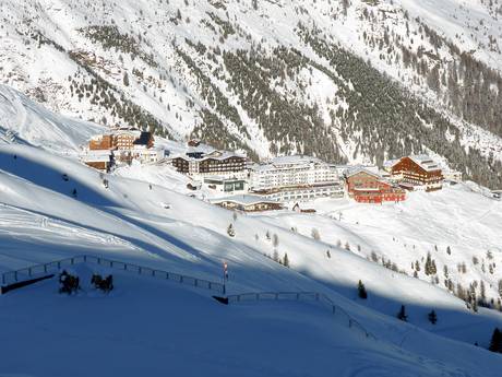 Ötztaler Alpen: accomodatieaanbod van de skigebieden – Accommodatieaanbod Sölden