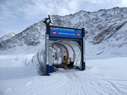 Gletscherband (Förderband Rettenbachgletscher)