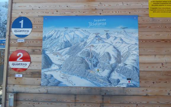Lechtal: oriëntatie in skigebieden – Oriëntatie Jöchelspitze – Bach