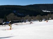 Makkelijke pistes in het dal in Nad Nádražím