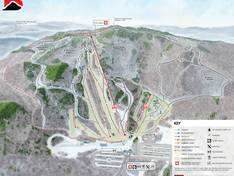 Pistekaart Black Mountain – Rumford