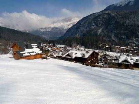 Chamonix-Mont-Blanc: accomodatieaanbod van de skigebieden – Accommodatieaanbod Les Houches/Saint-Gervais – Prarion/Bellevue (Chamonix)