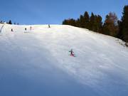 Zwarte piste bij de combilift Puflatsch