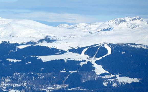 Skiën bij Klobenstein (Collalbo)