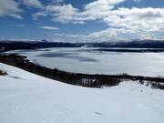 Prachtig uitzicht op het Gäuta-meer