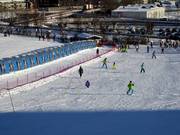 Beginnersgebied in het dal in Schüttdorf