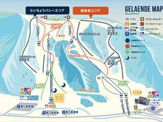 Pistekaart Tateyama Sanroku – Gokurakuzaka/Raicho Valley