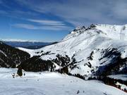 Uitzicht van Pampeago richting Obereggen