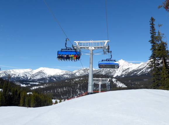 Madison 8 - 8-persoons hogesnelheidsstoeltjeslift (koppelbaar) met kap en stoelverwarming