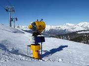 Sneeuwkanonnen bij de Wetterkreuzbahn