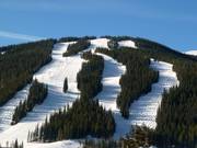 Uitzicht op de pistes van Copper Mountain