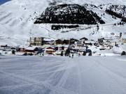 Gemakkelijke piste nr. 4 bij de Gampenlift