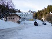 Het JUFA Hotel Altaussee met directe toegang tot de piste