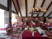 Bedieningsrestaurant in het Prince Hotel Furano