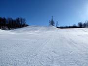 Perfecte pistepreparatie in het skigebied Hemavan