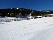 Oefenhelling met transportbanden in Les Angles