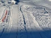 De helling is goed zichtbaar voor de ouders.