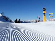 Uitstekende pistepreparatie in Zoncolan