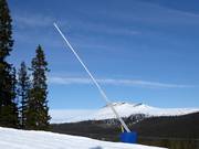 Lanzenbesneeuwing in het skigebied Idre Fjäll