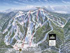 Pistekaart Snow Summit – Big Bear Lake
