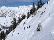 Uitdagend terrein in de Peruvian Gulch