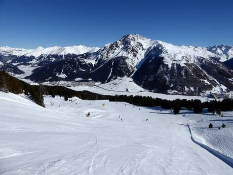 Pisteaanbod Reschenpass – Pisteaanbod Schöneben (Belpiano)/Haideralm (Malga San Valentino)