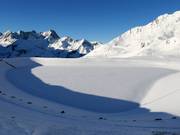 Sneeuwbekken in Kühtai