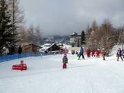 Gratis oefenterrein met meerdere transportbanden in Villars