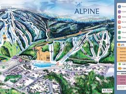 Pistekaart Alpine Ski Club – Collingwood