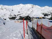 Oefengebied bij het bergstation van de Eggalm